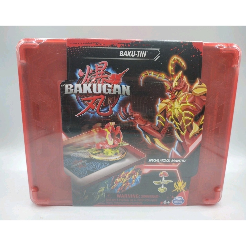 Bakugan Baku-tin Special Attack Mantid Customizable Spinning Action Figure NEW